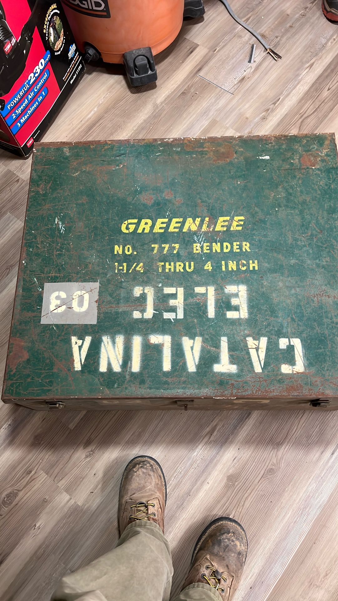 Greener 777 Hydraulic Bender