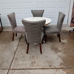 Dining Room Table And Four Chairs For One Low Price 