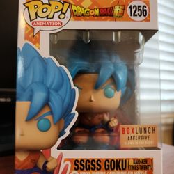 SSGSS Goku (Kaio-Ken Times Twenty)  Glow In the Dark Box Lunch Exclusive Funko Pop 1256