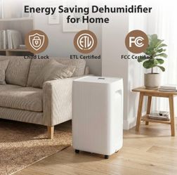 3500 Sq Ft Dehumidifier – 50 Pint Large Capacity