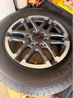 Toyota TRD wheels 2026 4 wheels and 4 tires