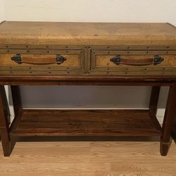 Console Table and End Tables ( Luggage  Suitcase Trunk Tables)