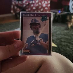 Very Rare Error Baseball Card Of Ken Griffy Jr Rated Rookie