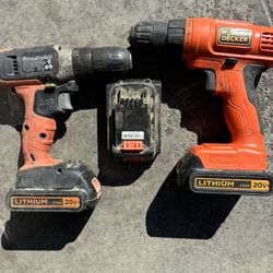 Black And Decker Cordless Drills 