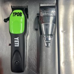 TPOB Yeti & BaByliss Pro Clippers
