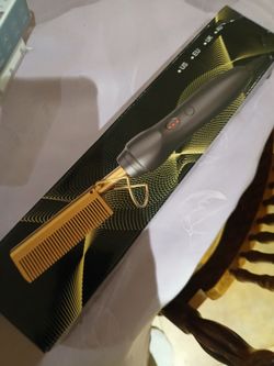 Electric Hot Comb Hair Straightener
