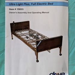 Drive Medical Delta 1000 Ultra Light Plus Full-Electric Hospital Bed (Item #15033)