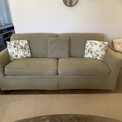 Rowe Sofas (2) – Made in USA – Khaki Green