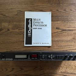 Vintage 1989 DIGITECH DSP 256 MULTI EFFECTS PROCESSOR Tested from the 80’s.
