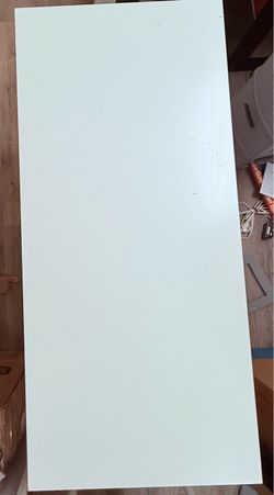 White Rectangular Office Table