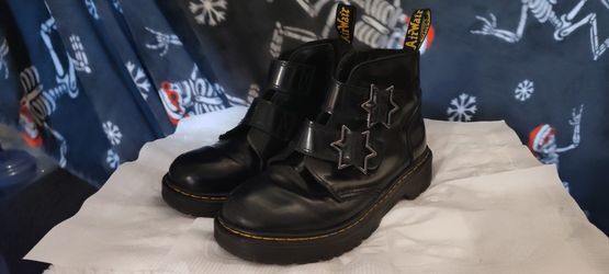 DEVON BEC J LEATHER PLATFORM BOOTS