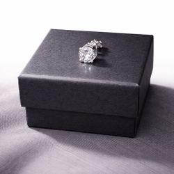 💎 1 Carat Moissanite Stud Earrings – 925 Sterling Silver – Gift Box