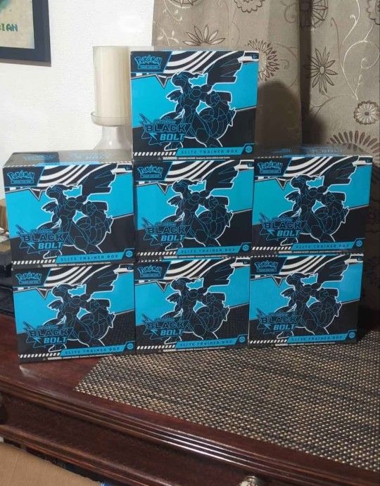 Pokemon Black Bolt ETB lot x7