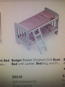 Doll Bunk Bed