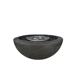 Moderno II Ebony Concrete Fire Bowl