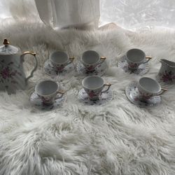 Lefton China Tea Set Please Read