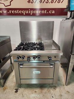 Stove GARLAND 4 burners And 12 " Griddle 