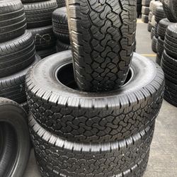SET OF FOUR USED TIRES (BFGOODRICH /LT245/75/17)
