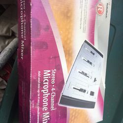 Microphone Mixer Inbox Only $40 Firm
