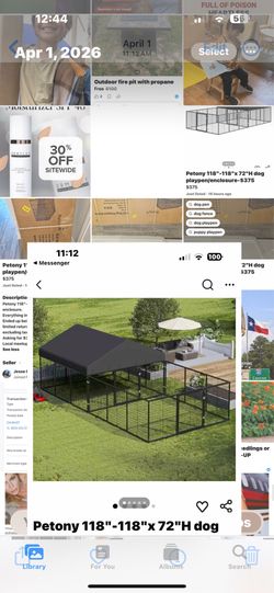 118x118x72 pet enclosure
