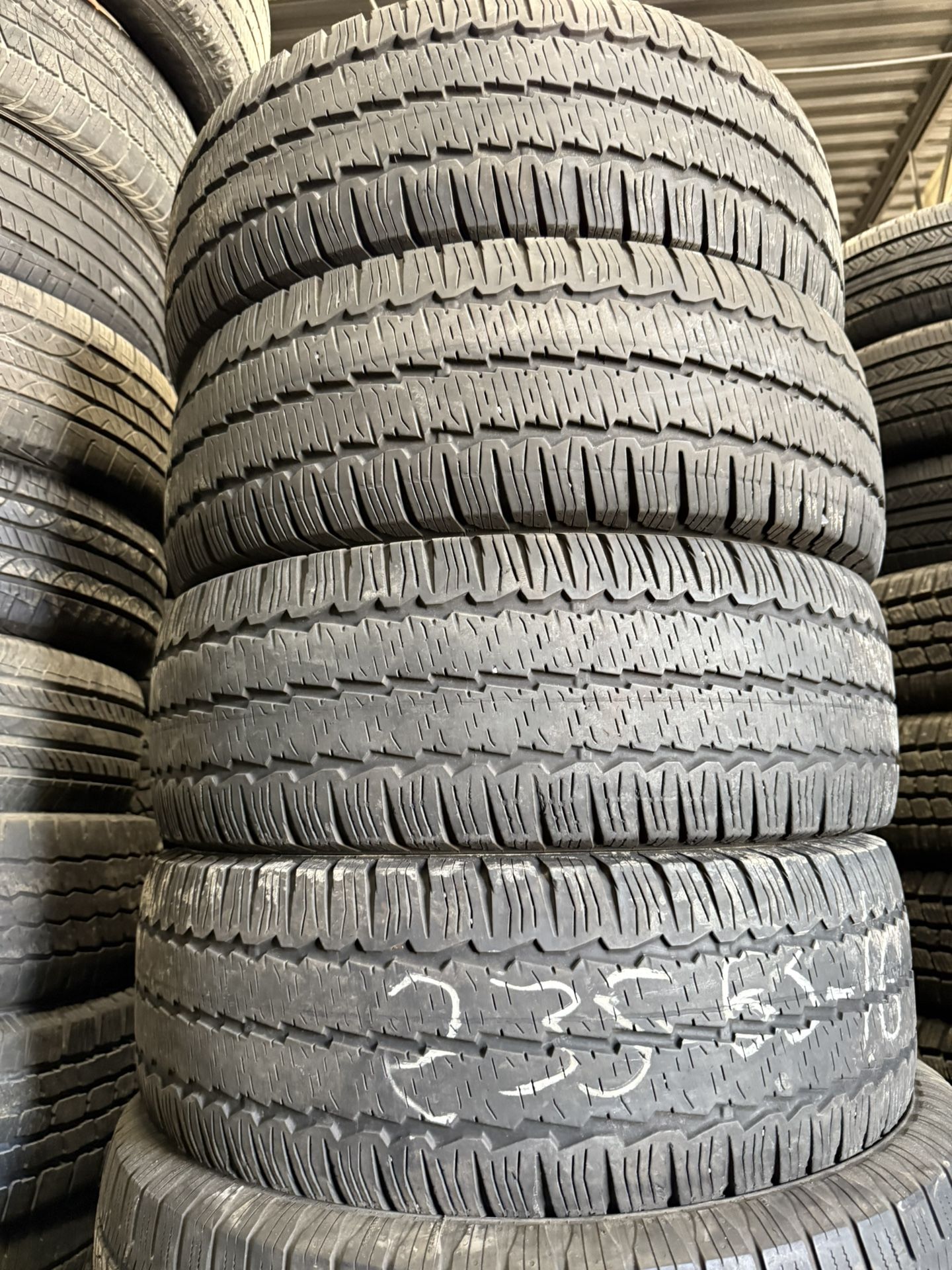 4 Used 235/65/16C Continental Van Contact A\S Tires