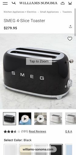 Black Smeg toaster