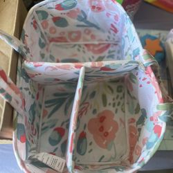 Floral Diaper Caddy