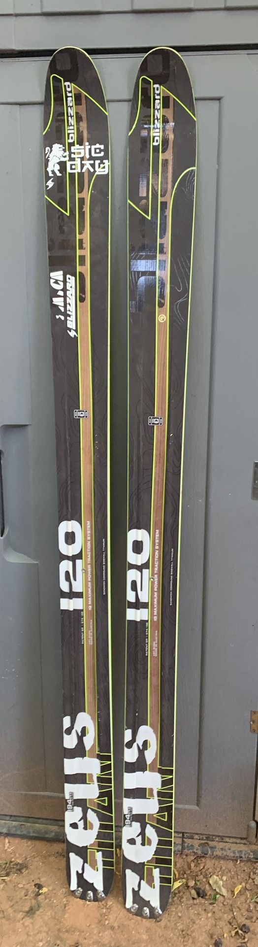 Blizzard Titan Zeus Skis 194cm All Mountain
