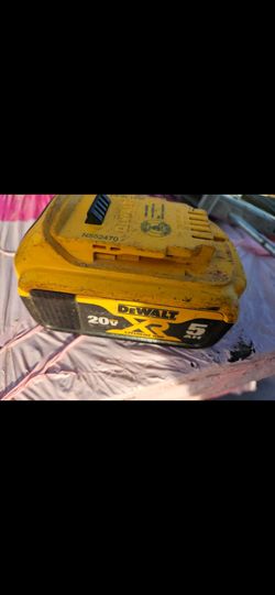 Xr 20v 5ah dewalt battery