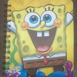 New Spongebob SquarePants Tabbed Journal Book 