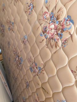 Pink floral vintage king bed set