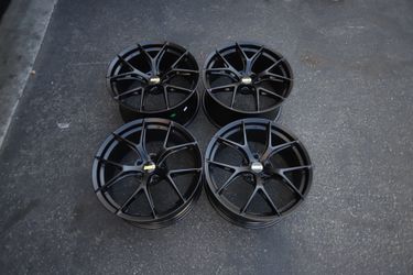 Brand New BMW BBS FI-R Style 19x8.5/19x9.5 Matte Black Wheels 5x120 ET35 Staggered Set