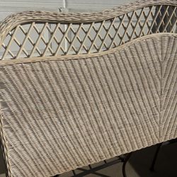 Free Wicker Queen headboard 