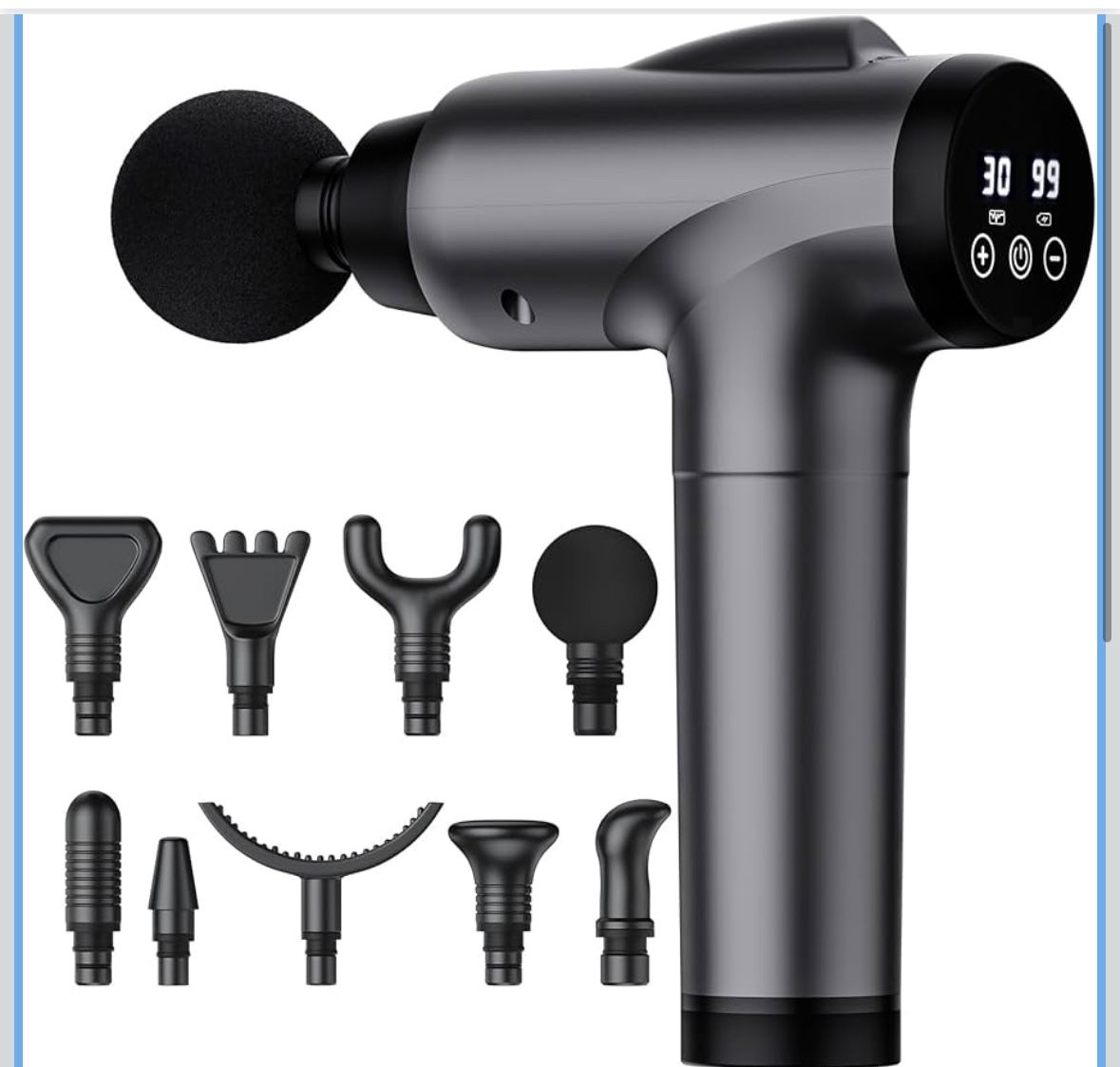Massage Gun Deep Tissue, Handheld Electric Muscle Massager