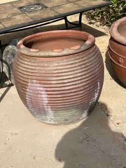 Large clay planter