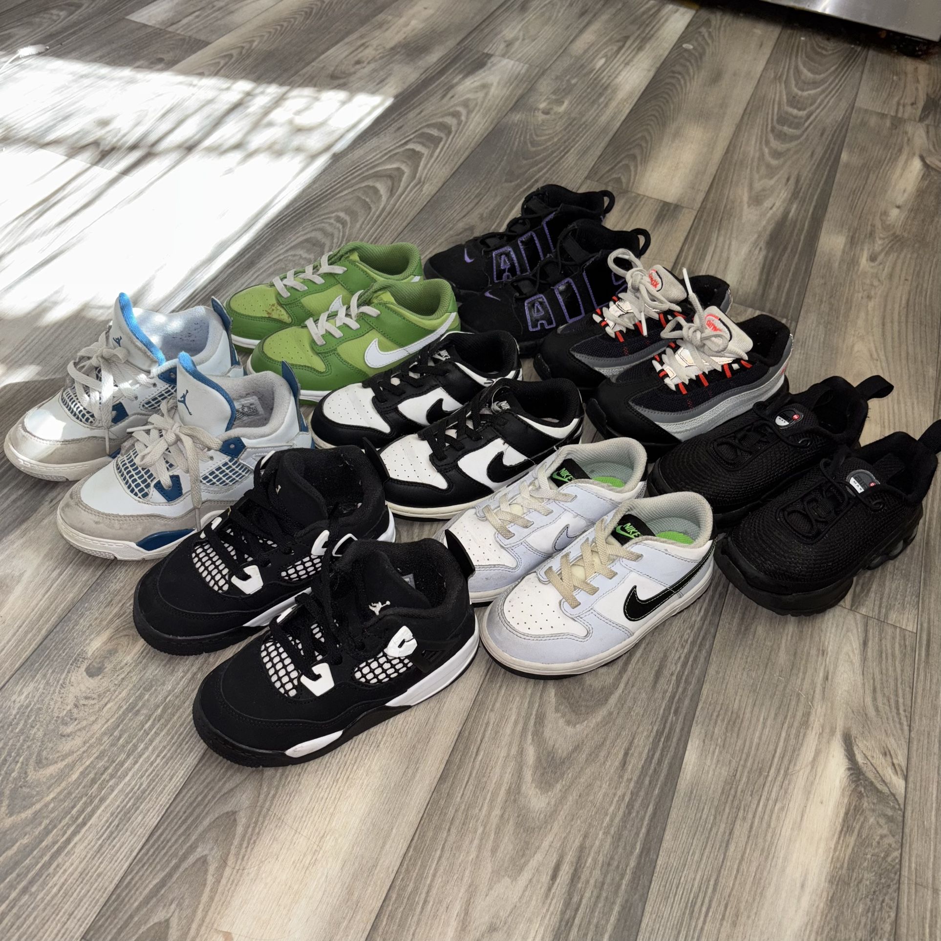 10C Boy Jordan and Nike Shoes