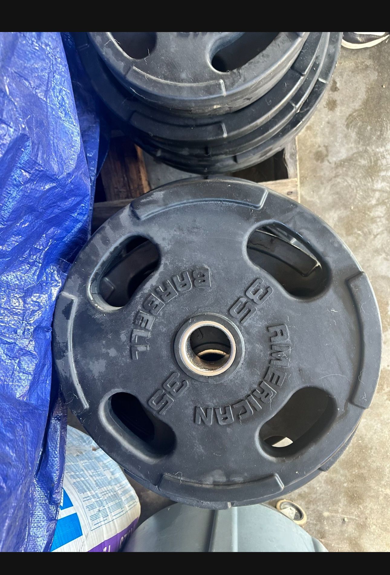 35lb Rubber Olympic Weight Plates