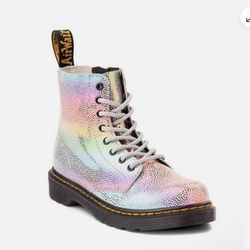 Doc Martens Dr Martens Pascal J Youth Sz 3 Cool Off White Multi Color 