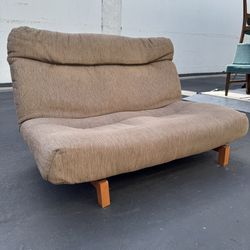 Modern Low Position Reclining Futon Sofa Loveseat Very Clean and Good Condition 
