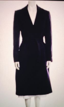 Reiss Black Long Wool Coat