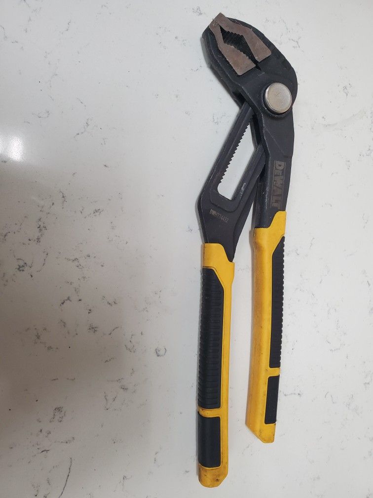 Dewalt 12" Pushlock V-Groove Pliers