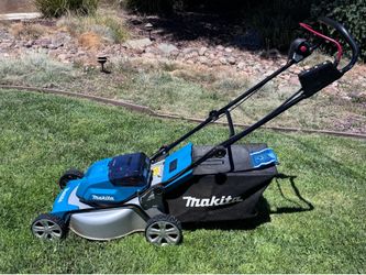 Makita Electric LXT Lawn mower 21 in 18v+18V 36V Brushless Cordless Walk Behind Self Propelled