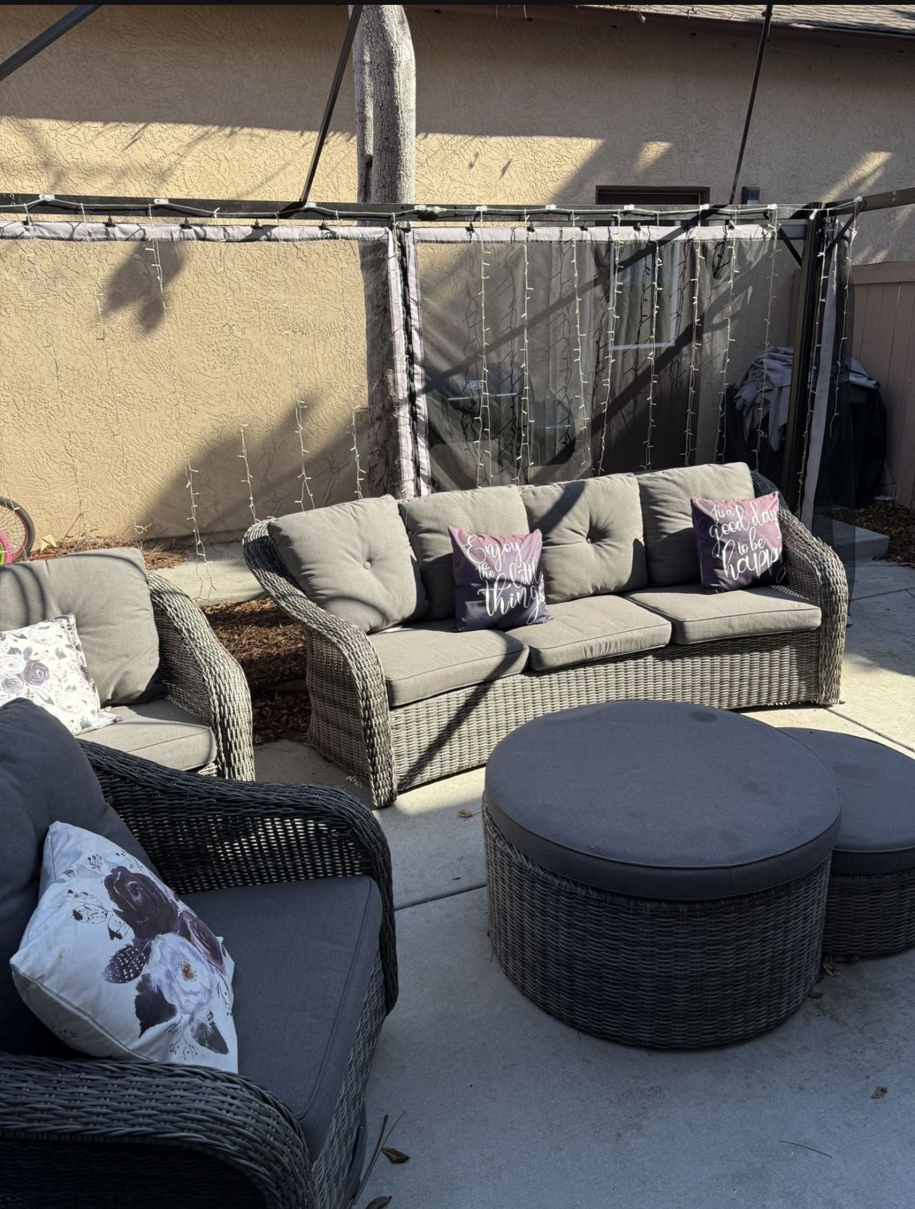 Wicker Patio Set