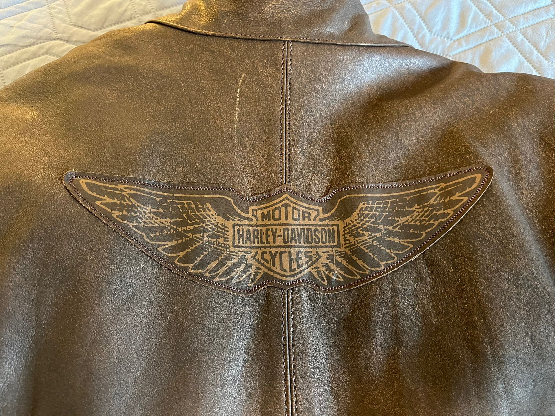 Genuine Harley Davidson Cowhide Leather Jacket 