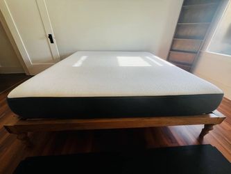 King Wood Bed Frame (+ Mattress Optional)