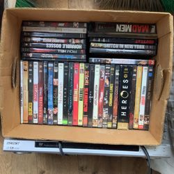 DVD Player And Many DVDs 