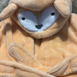 Cloud Island Fox Plush Bath Robe