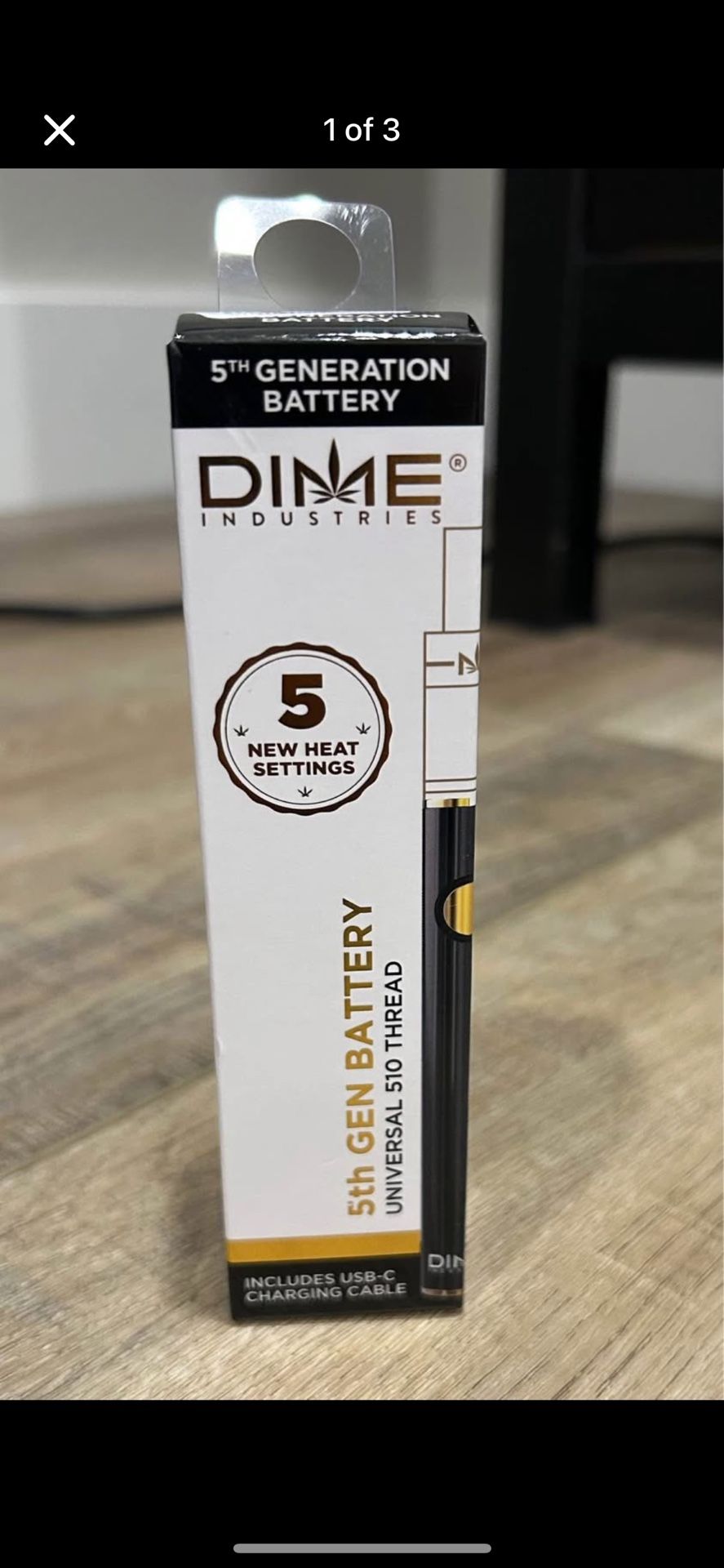 Dime industries 510 thread 650mah battery