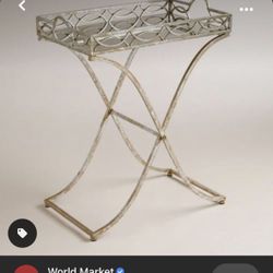 World Market Butler Tray Bar Cart