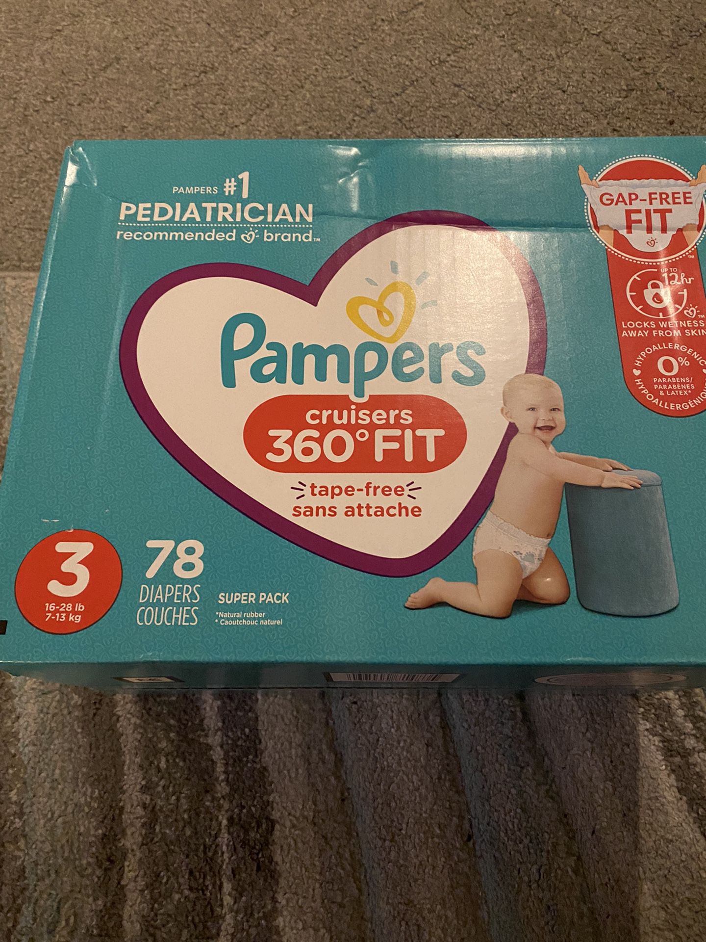 Pampers Cruiser 360 Fit 78 Diapers